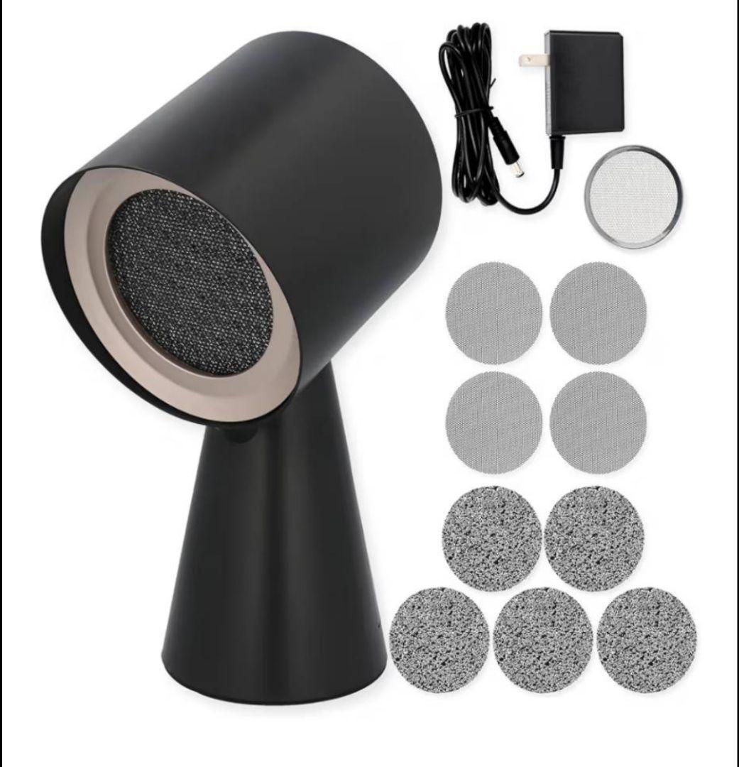 卓上レンジフード 卓上吸煙機 移動可能 ブラック