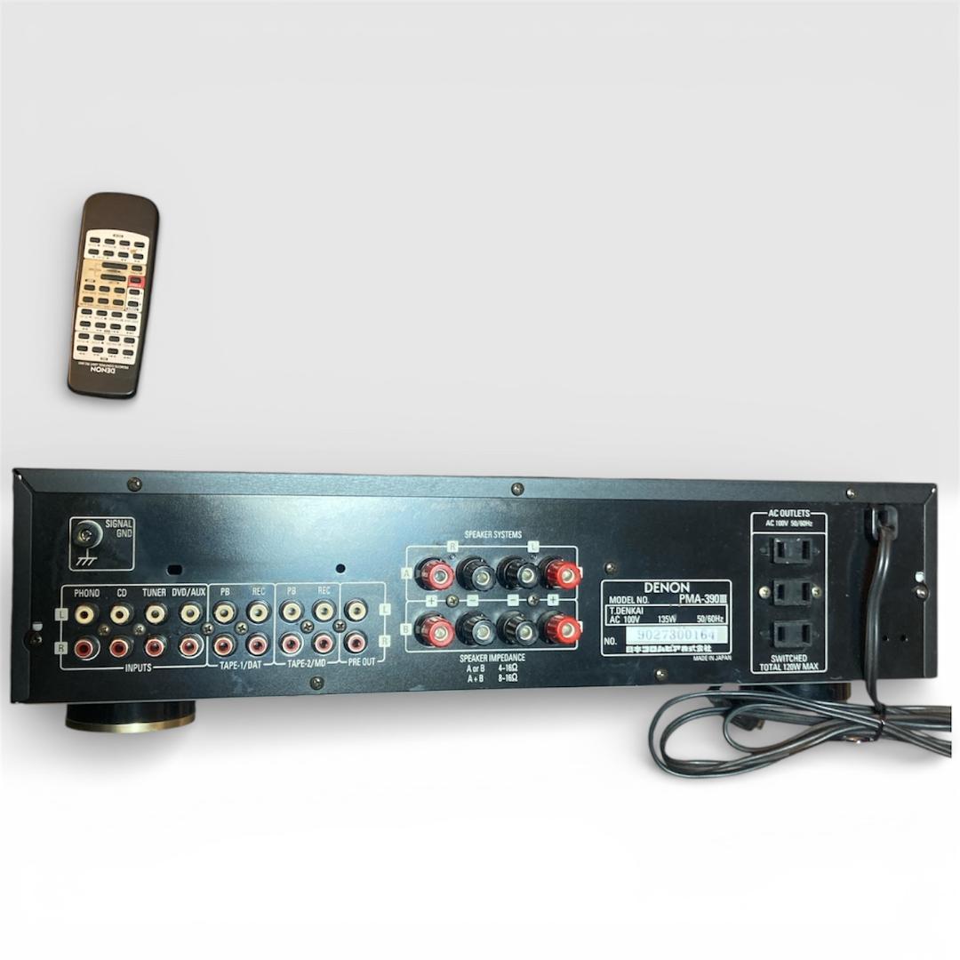 【動作確認済】DENON プリメインアンプ PMA-390Ⅲ