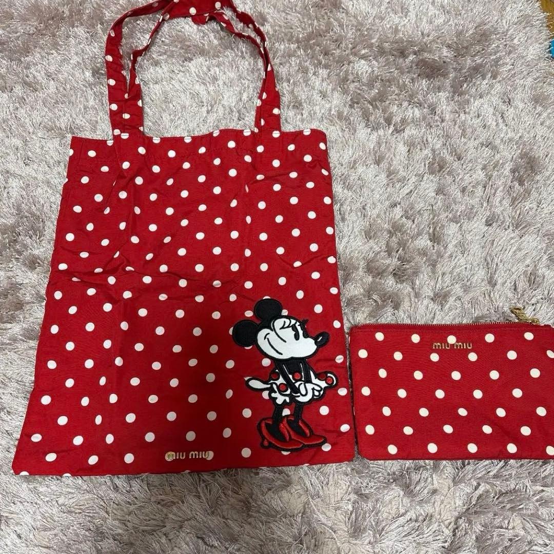 限定値下げ　MIU MIU ミニーマウス エコバッグ