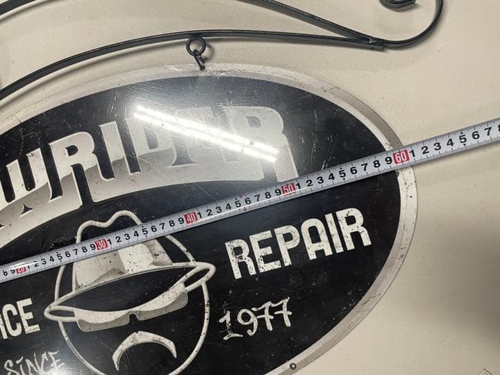 ローライダー　LOWRIDER 看板　アメリカ　ガレージ　インパラ　レア