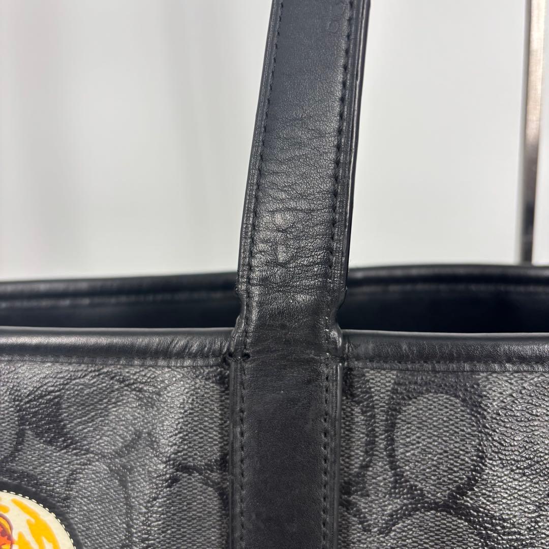 コーチ NASA限定コラボ トートバッグ ブラック