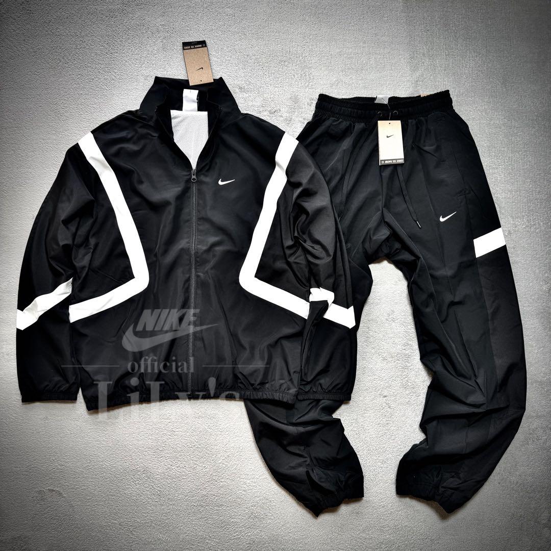【2XLサイズ】新品未使用　NIKE上下セットアップ　ウーブン　バスケ　黒010