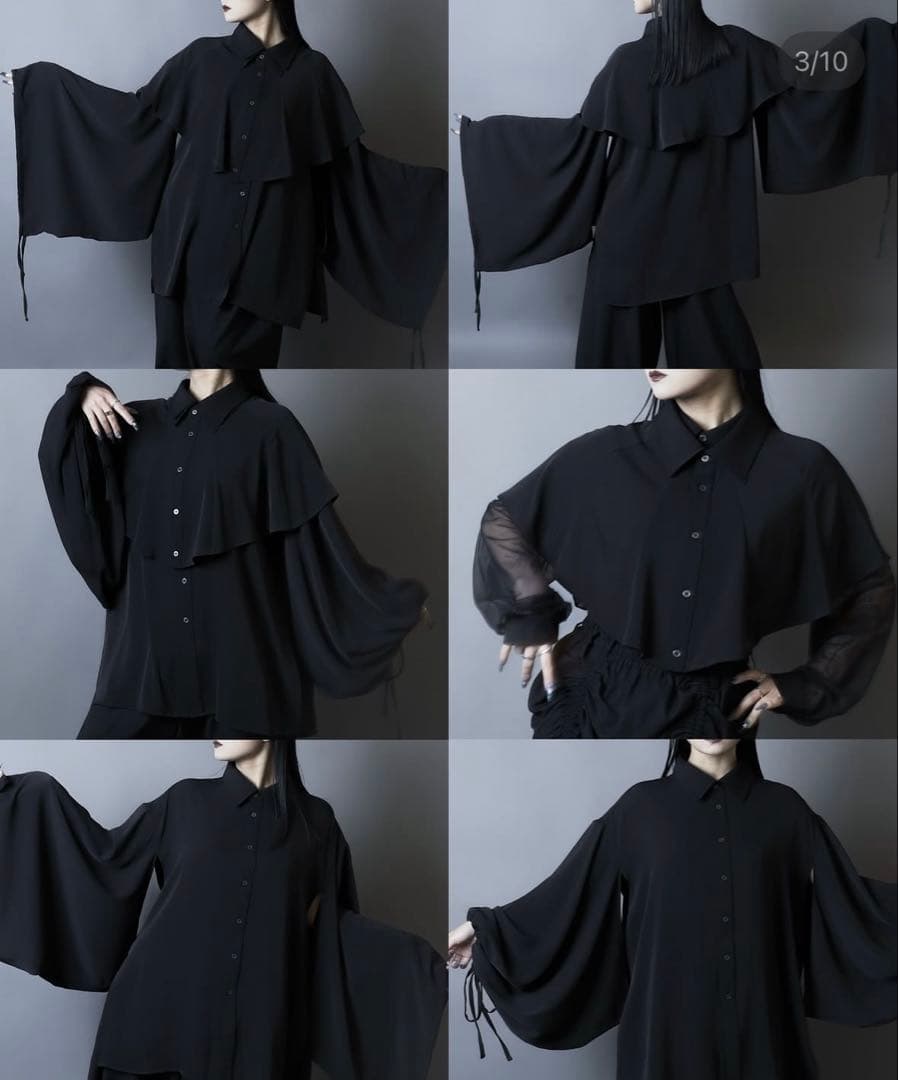 トップス not conventional kimono shirt