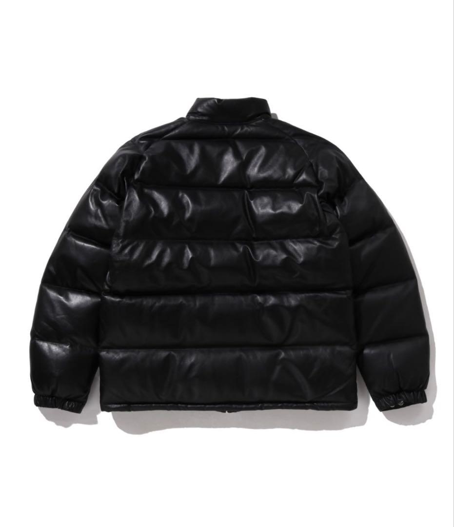 A BATHING APE LEATHER CLASSIC DOWN Sサイズ