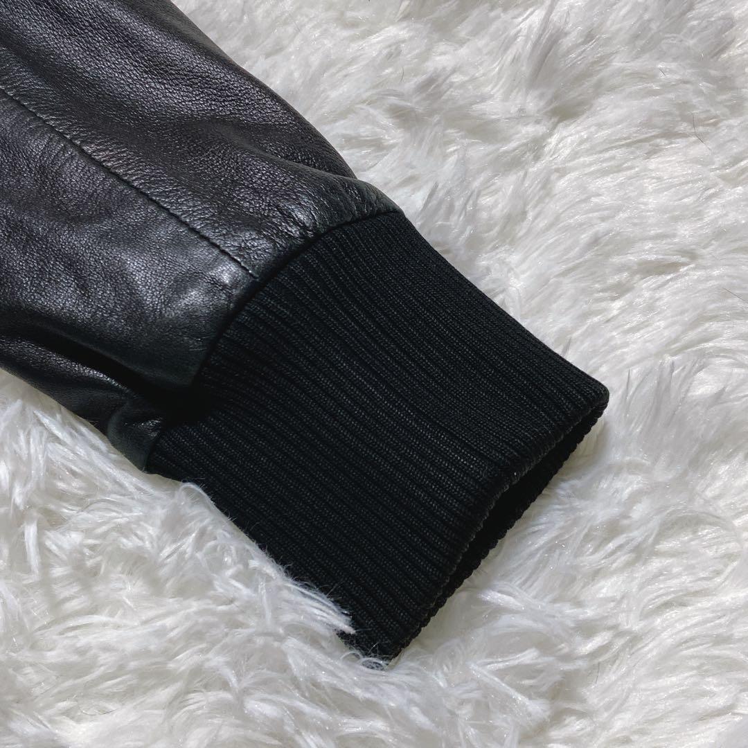 美品⭐️セオリー　シングルライダースジャケット　ダブルジップ　ラムレザー　黒