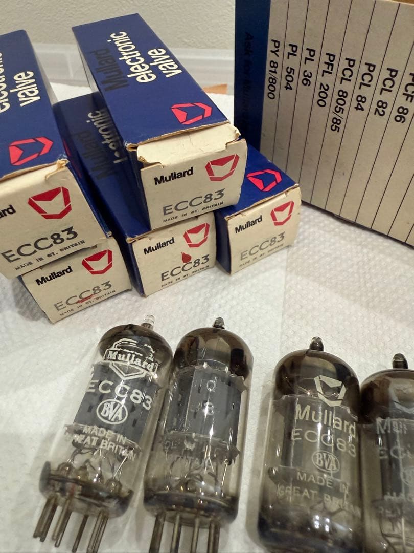 Mullard ECC83 真空管 5本セット