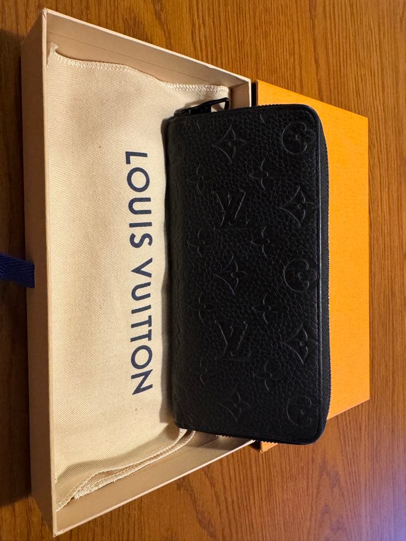 ルイヴィトン シャドウ ジッピーウォレット ヴェルティカル 美品