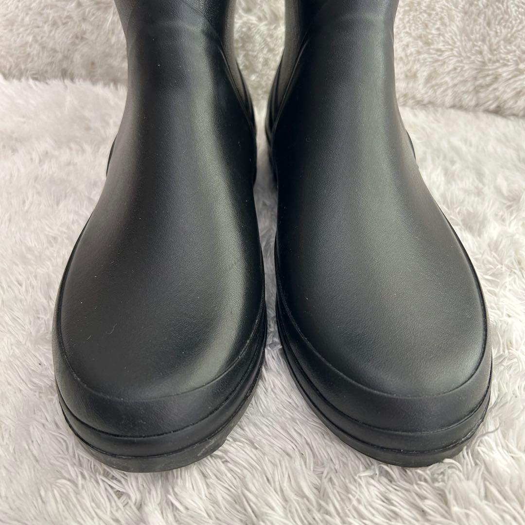 【試着のみ】エーグル AIGLE レインブーツ ロング　ブラック　38(24)