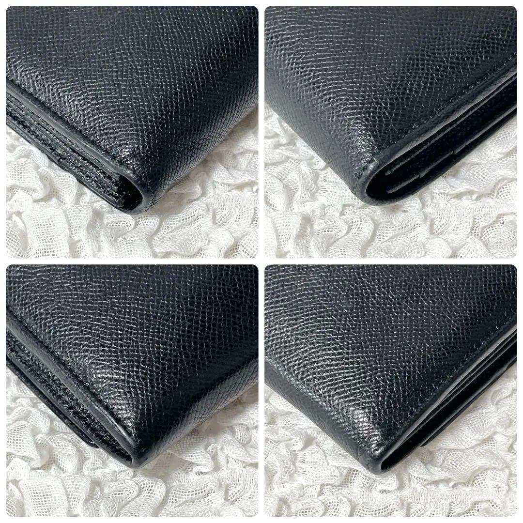 美品✨　BVLGARI 長財布　ビーゼロワン　サークルロゴ　レザー　本革　黒