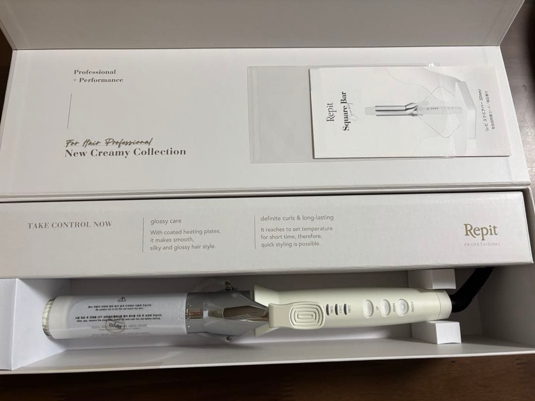 クレイツ ヘアアイロン　レピ スクエアバー 32mm 新品