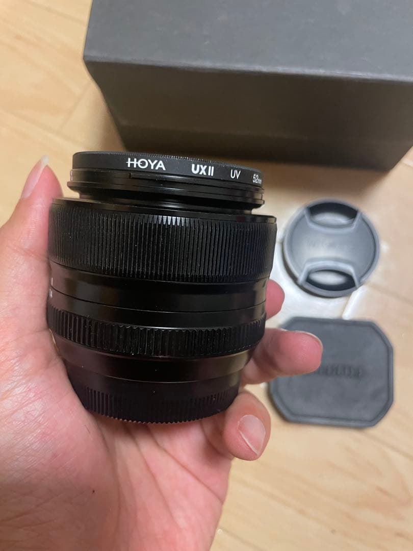 富士フィルム XF 35mm f1.4 単焦点レンズ　保護フィルタ付　中古美品