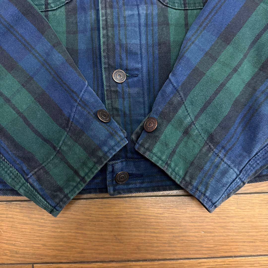 ラルフローレン 80s-90s USA製 ショートチェックジャケット Mサイズ