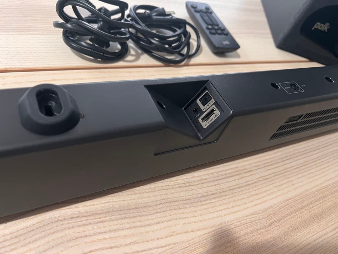 Polk sigma s3 サウンドバー サブウーファー付き