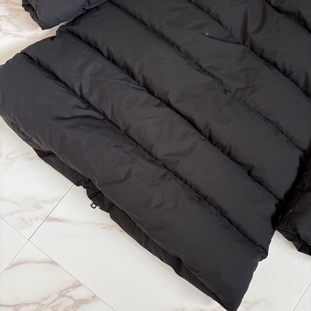 人気◆THE NORTH FACE ウィンドストッパー ダウンコート黒 M