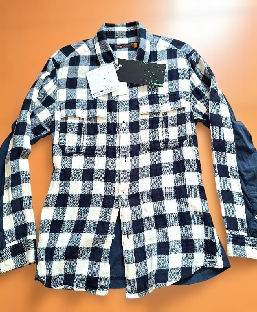 [プライスタグ付]アンダーカバー　T期　ドッキングネルシャツ　サイズ2