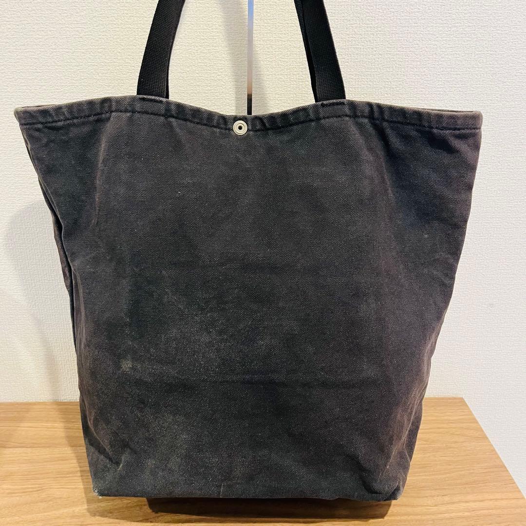 希少! コムデギャルソン・オム　キャンバストートバッグ　ワッペン　ロゴドン