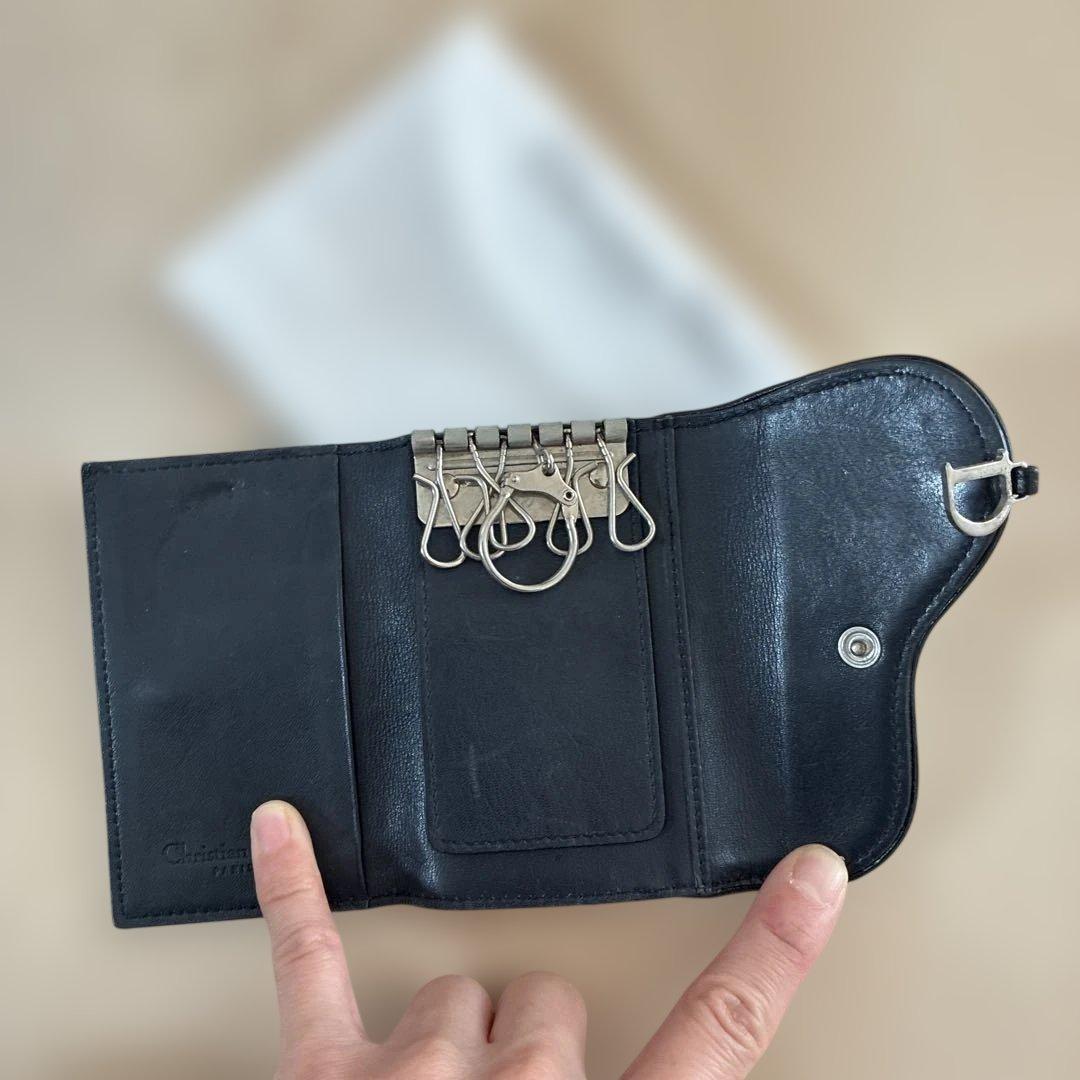 Christian Dior キーケース　デニム　6連