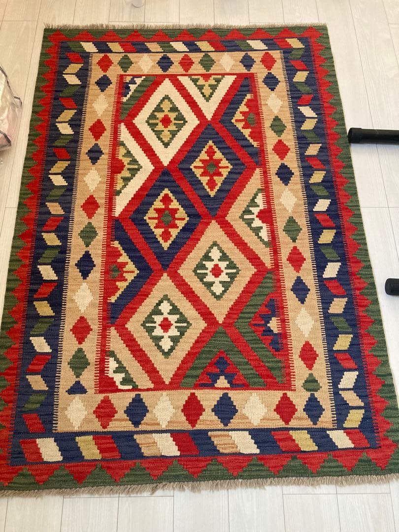IKEA キリム　ラグ　マット　約175センチx120センチ