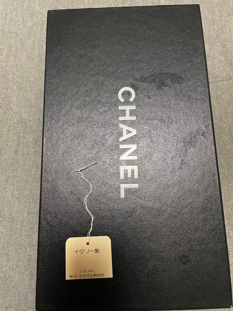 CHANEL ハイヒール・パンプス 36 バイカラー　シェブロン　ベージュ/黒