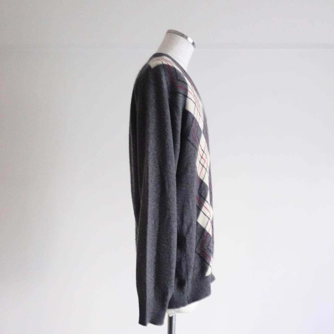 1970s Lyle&Scott ピュアカシミア　アーガイルニット　英国製