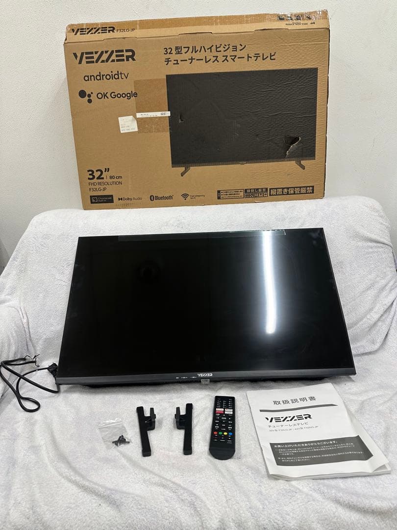 ！32V VEZZER F32LG-JP 2K LCD GOOGLE TV
