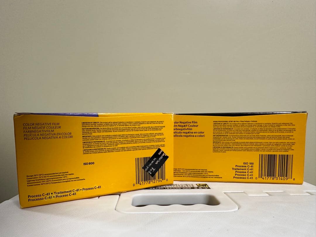 「期間切れ」Kodak Portra 800 Kodak Ektar 100