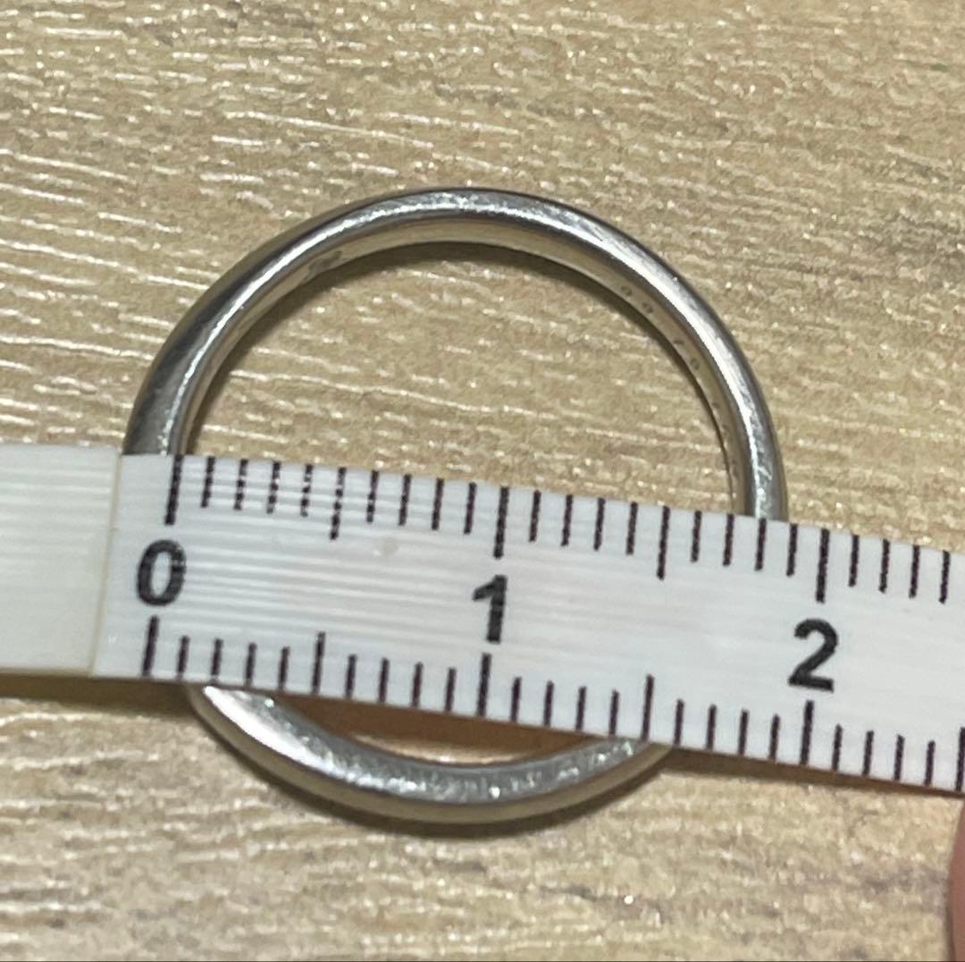 フェスタリア プラチナ950 4グラム 結婚指輪 私的刻印あり