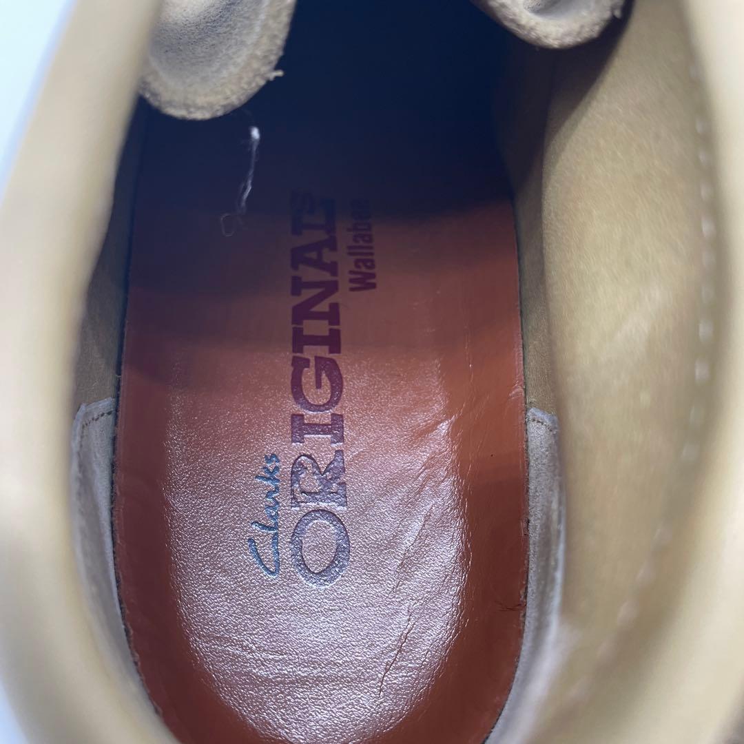 Clarks ワラビー スエード シューズ Wallabee ベージュ