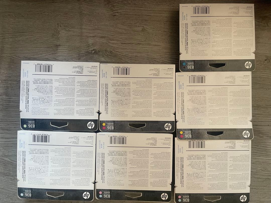 HP 836 インクカートリッジ 7個セット