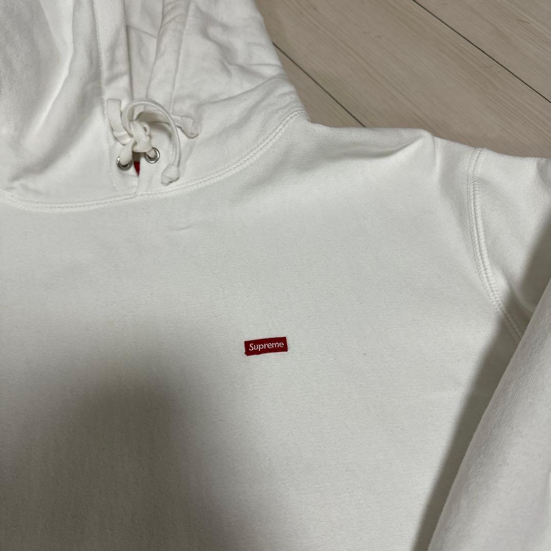 supreme スモール ボックスロゴ シュプリーム パーカー