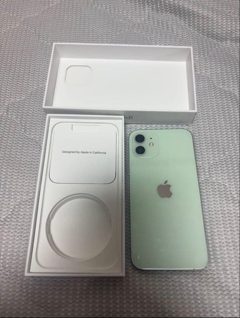 「美品」Apple iPhone 12 グリーン 128GB Simフリー