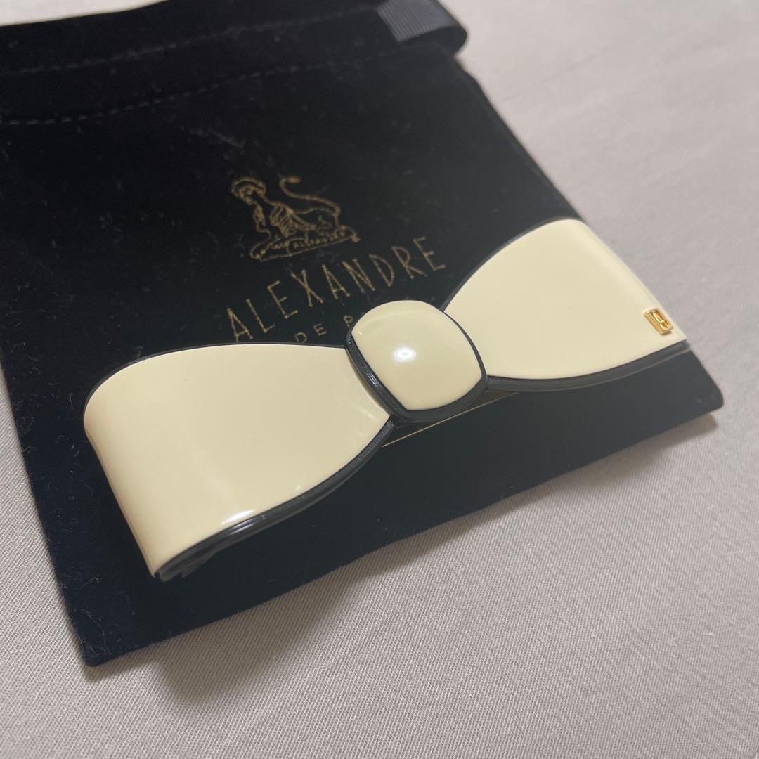 アレクサンドルドゥパリ リボン バレッタ リズレ