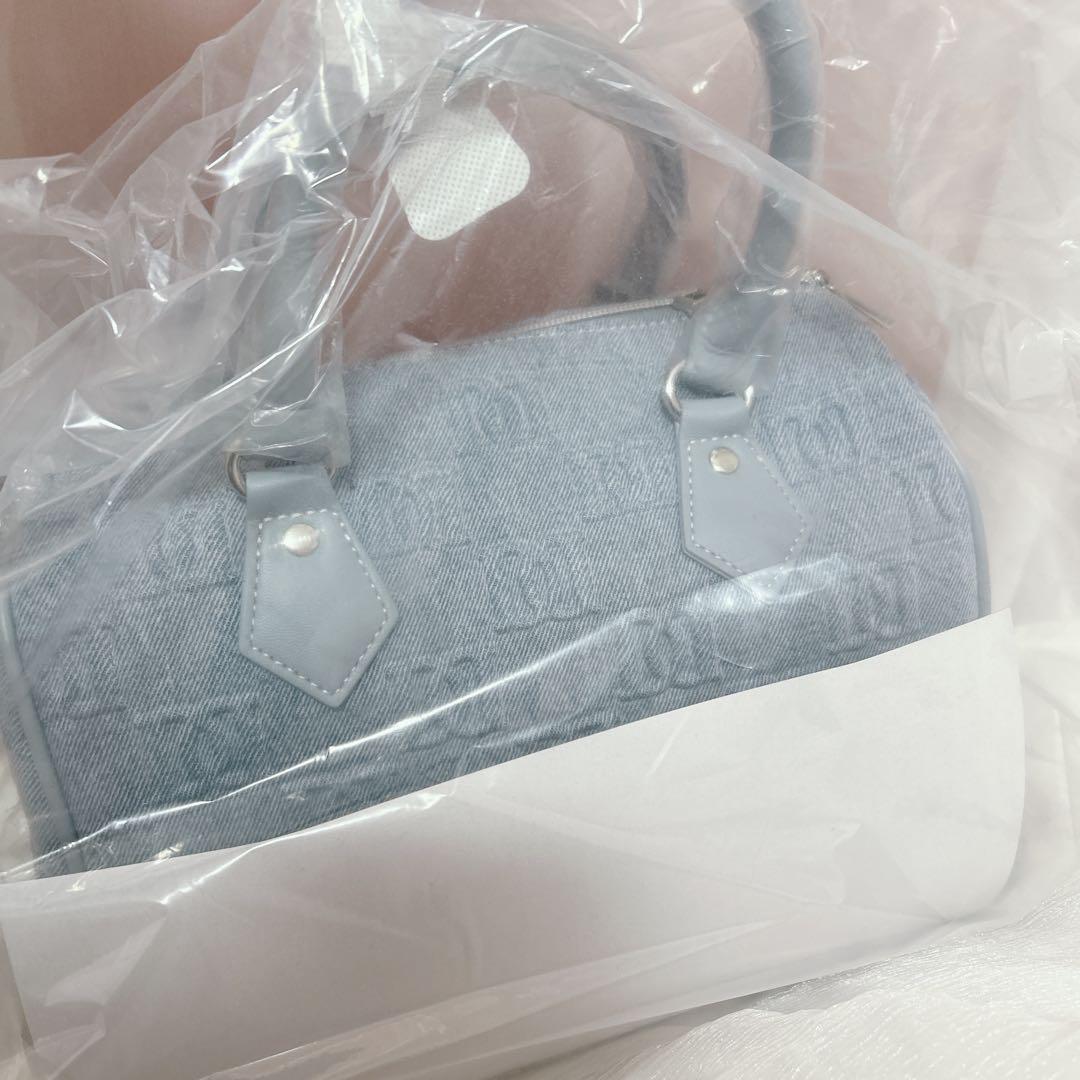 【新品未開封】 Darich エンボスロゴデニムボストンバッグ ノベルティ