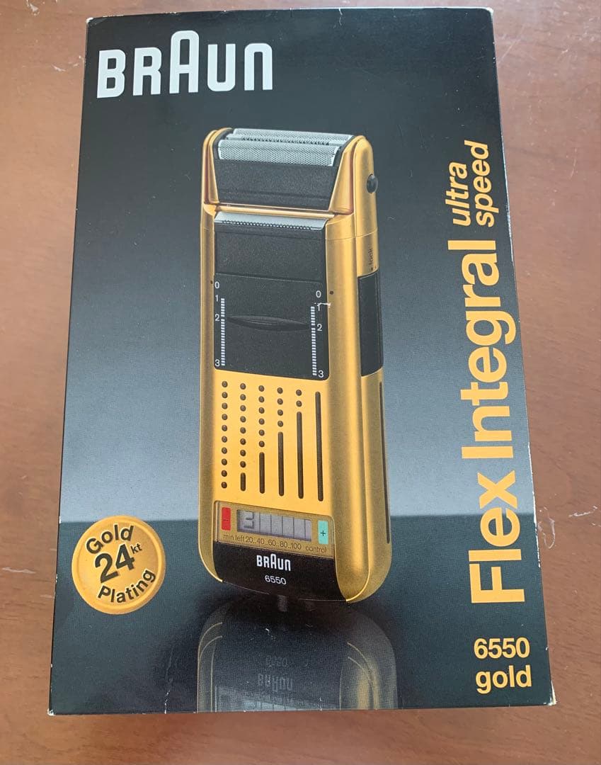 【限定3000台❣️】24金メッキ　braun シェーバー