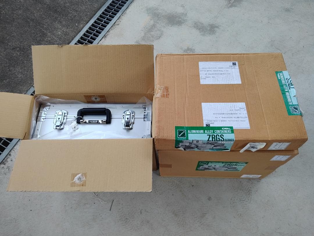 ◆新品◆エンジニア◆アルミケース◆工具箱◆カギ付 ◆オプション含む3点セット◆