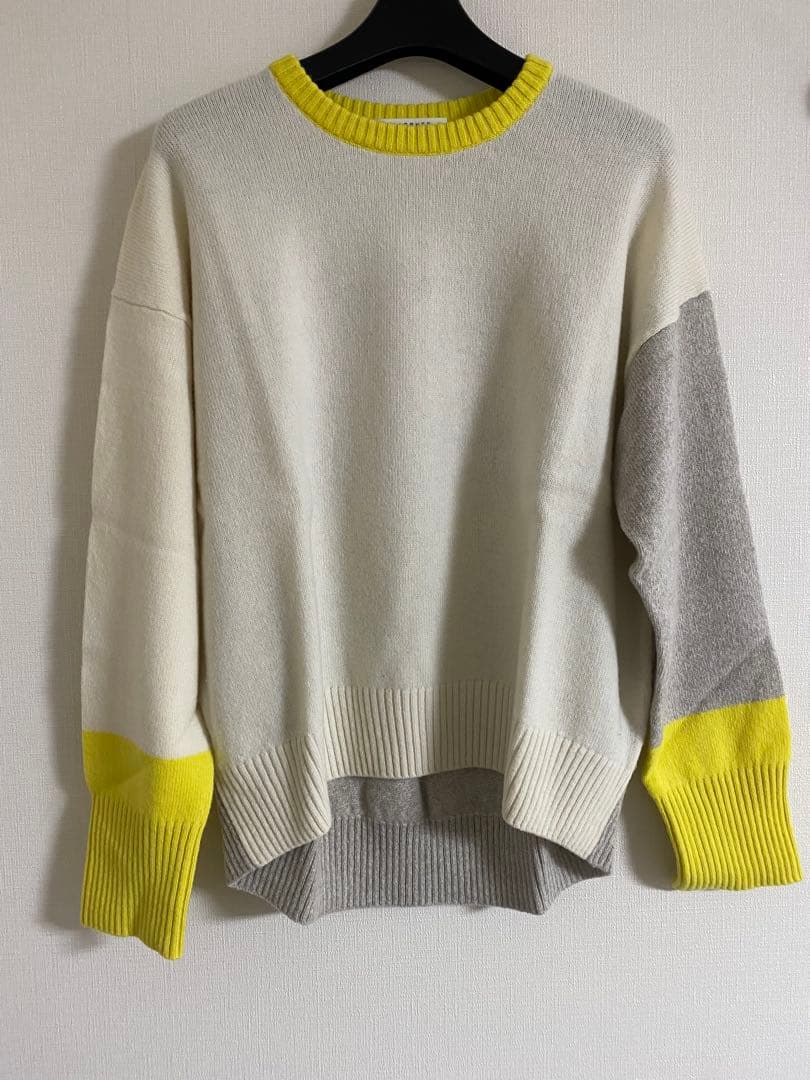 トゥモローランド マカフィー ニット（イエロー＆グレー）
