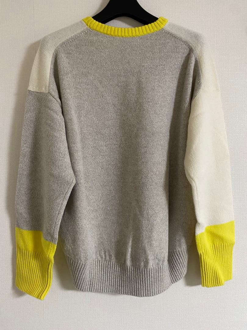 トゥモローランド マカフィー ニット（イエロー＆グレー）