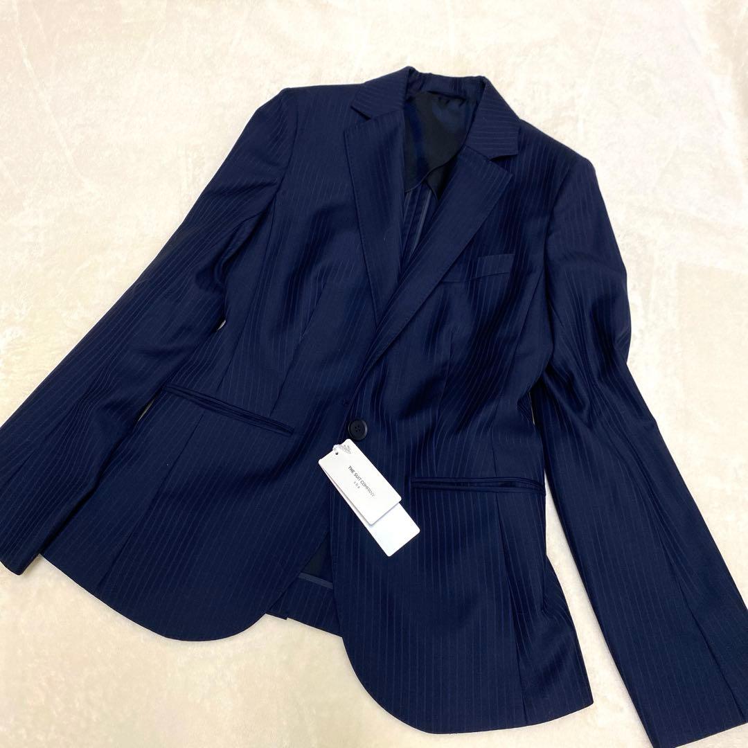 【新品タグ付き】ザスーツカンパニーパンツスーツ　REDA ストレッチ Lサイズ