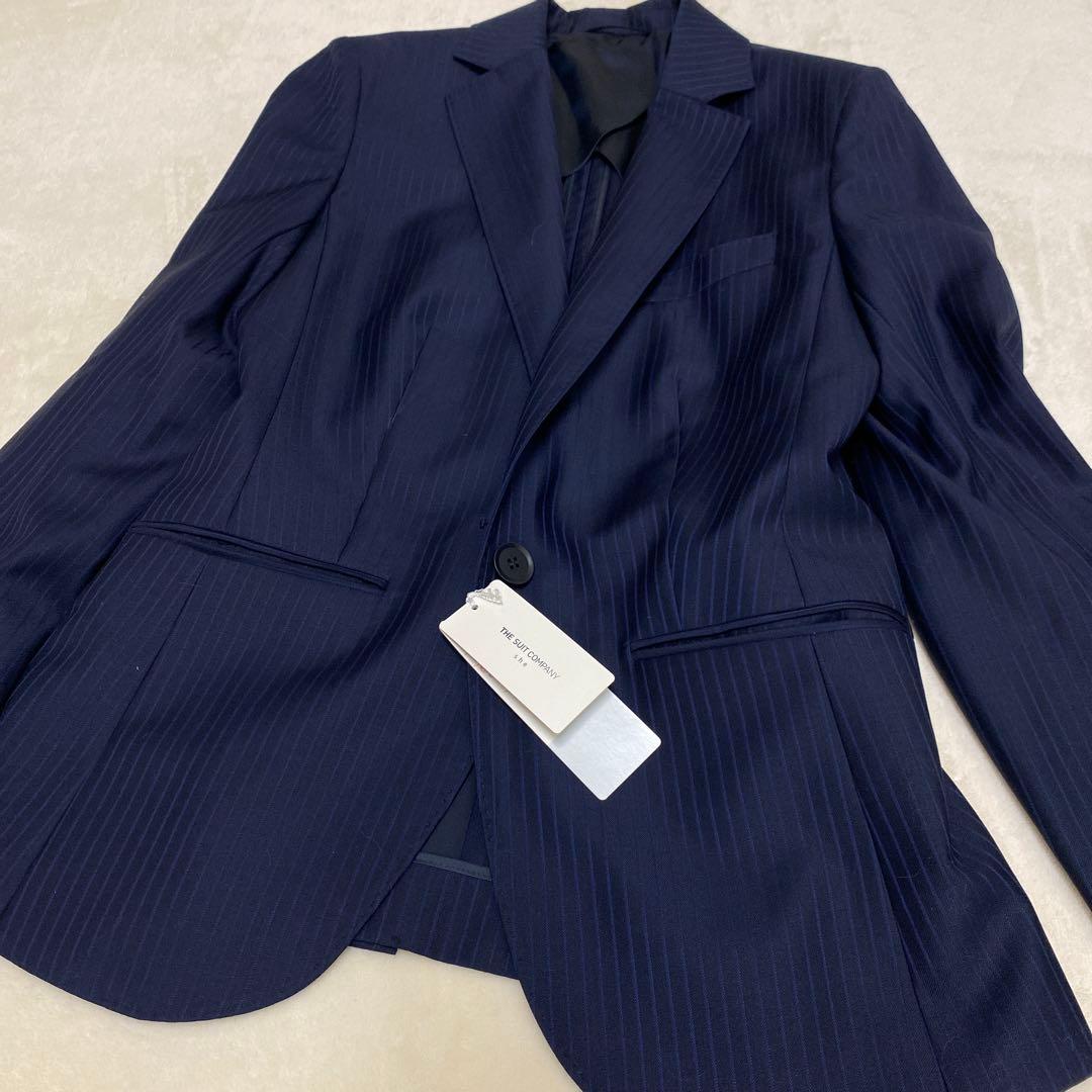 【新品タグ付き】ザスーツカンパニーパンツスーツ　REDA ストレッチ Lサイズ