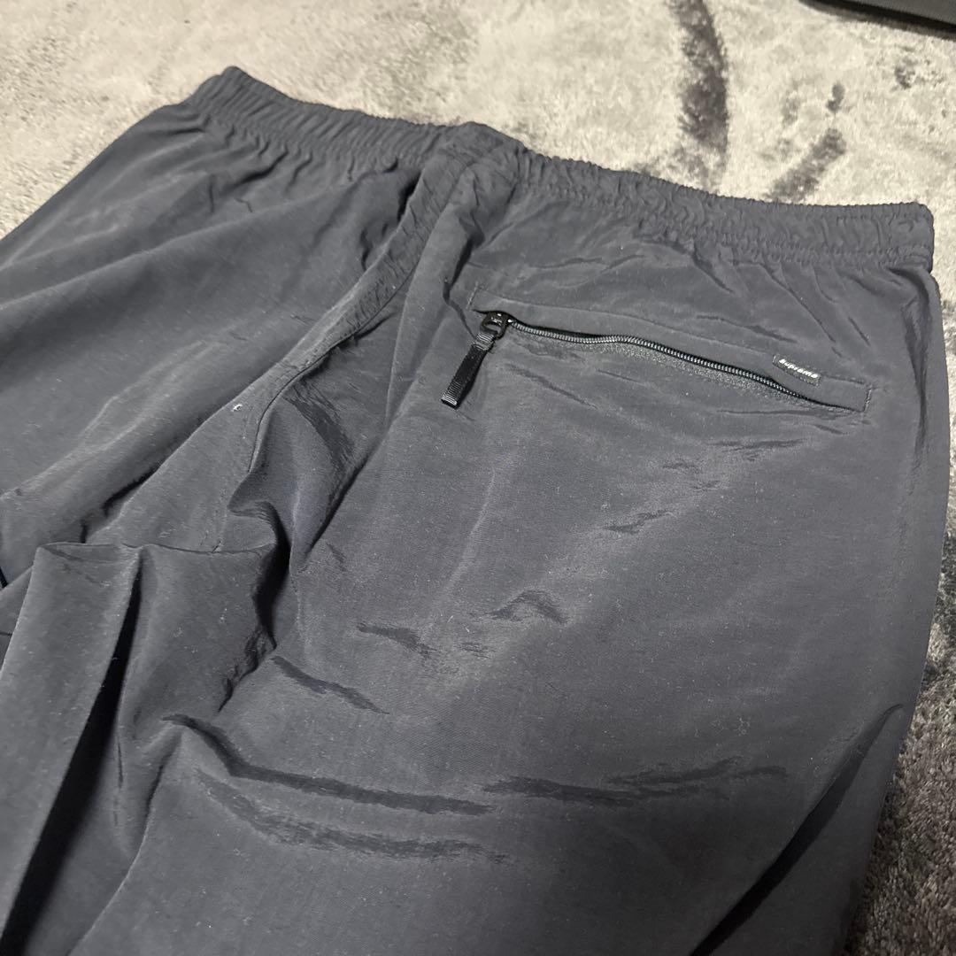 a*.様 supreme warm up pant ブラックパンツ ジッパーポケ