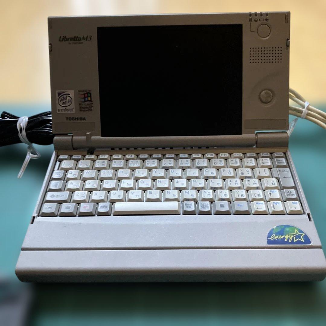 【ジャンク】Toshiba Libretto M3 アダプター、FDD,モデム付