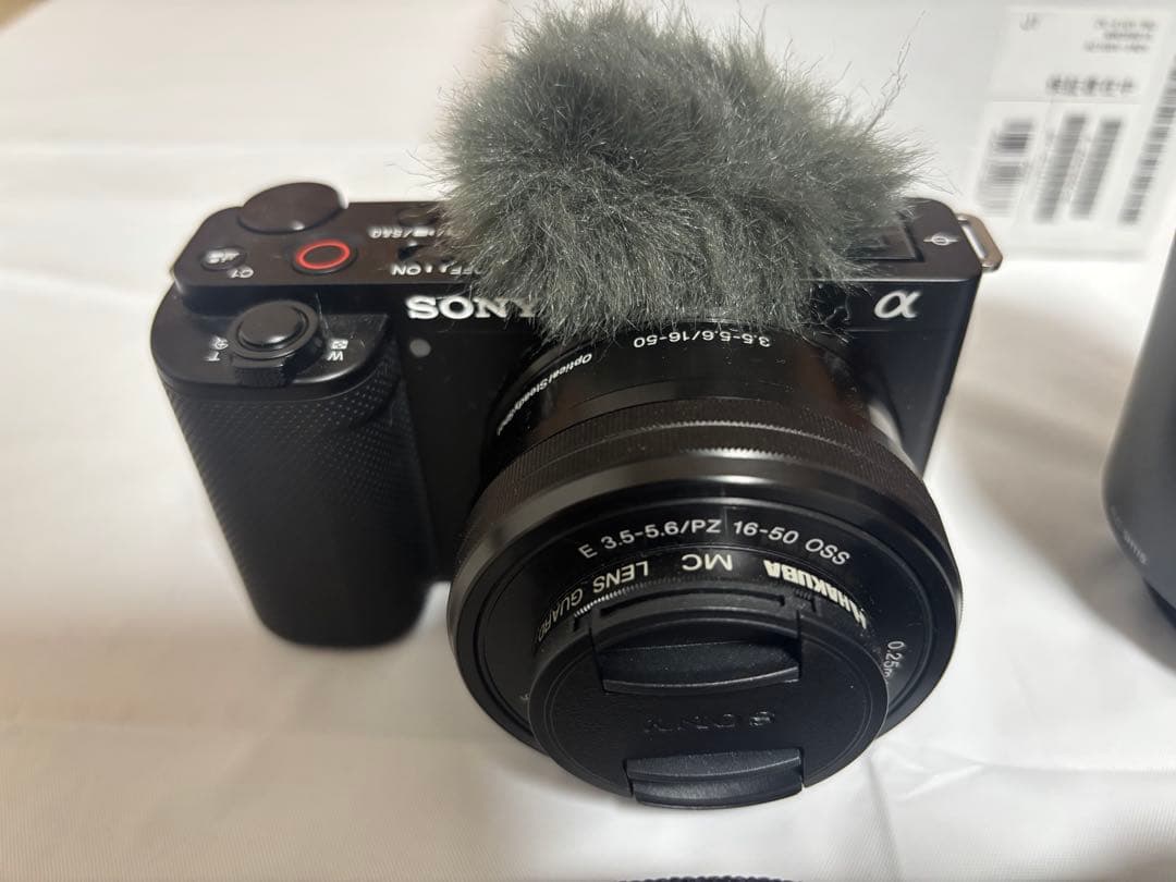 SONY ZV-E10ミラーレス一眼レンズ2つ付き（16-50mm,210mm)