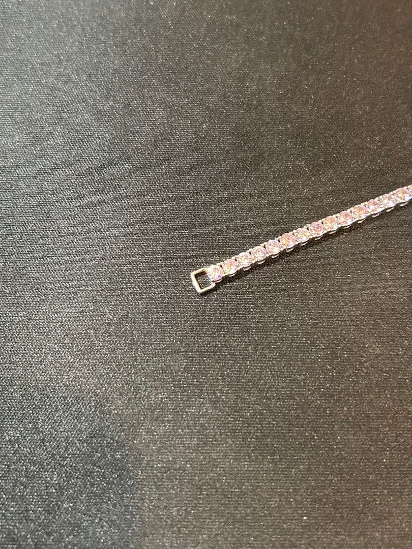 AVALANCHE S925 テニスブレスレット (ピンク)