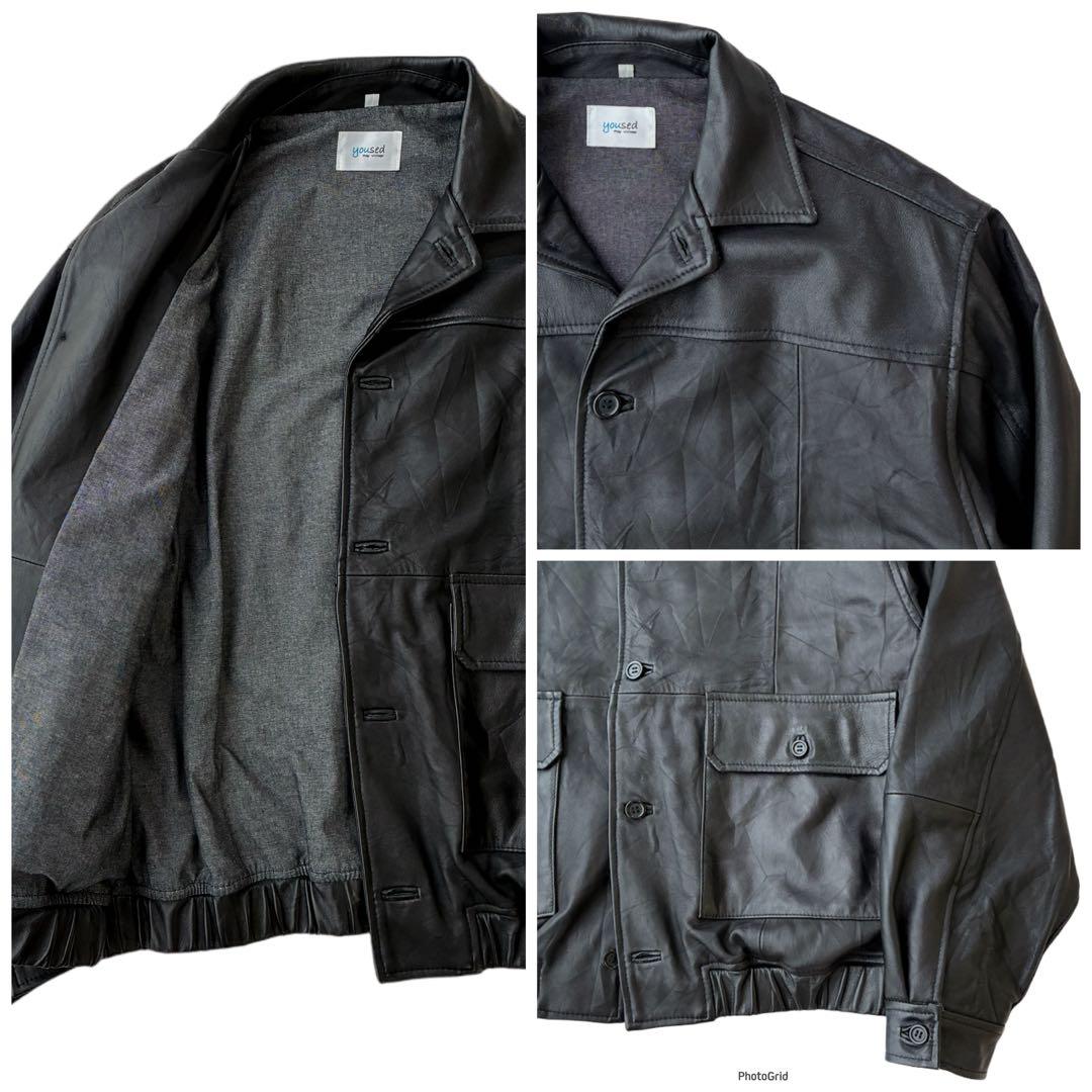 yoused ユーズド A-2 レザージャケット 再構築 ヴィンテージ ブルゾン