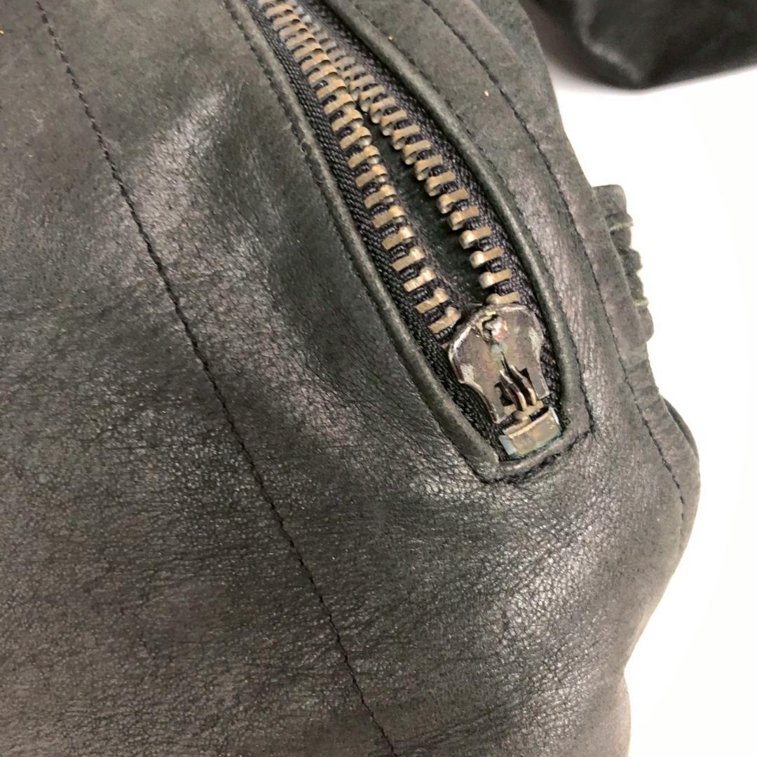 DIESEL ディーゼル レザー ジャケット ブラック メンズ ブランド