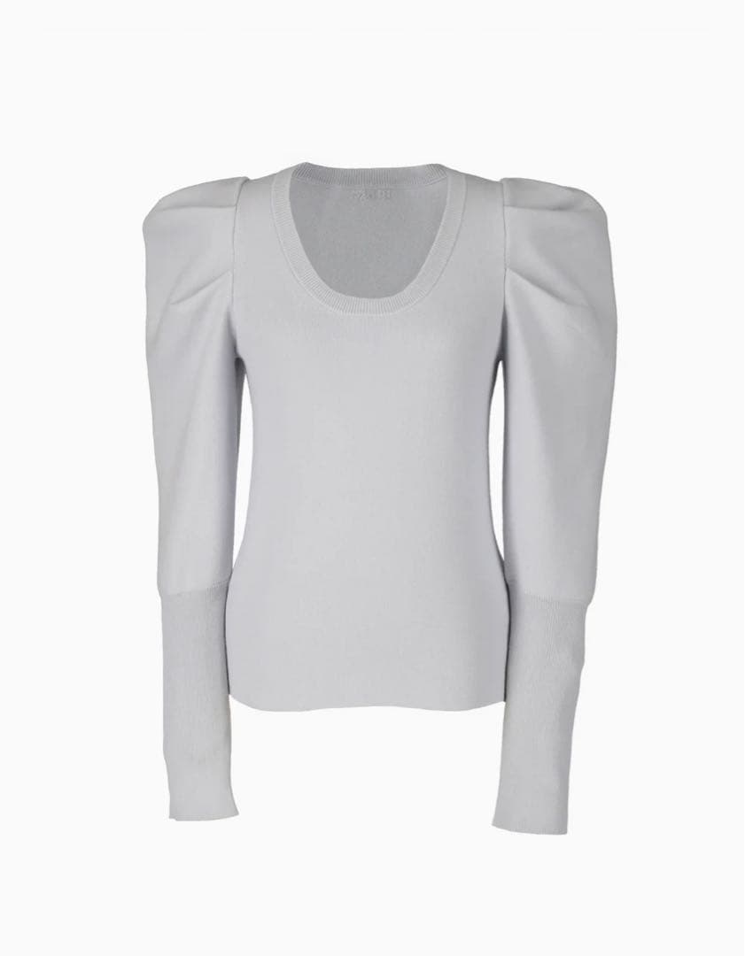 Bibiy EFFIE PUFF KNIT BLUE ニット