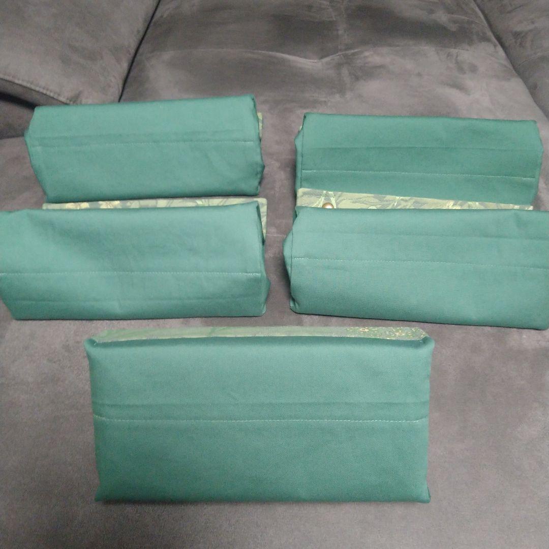 のぽぽん　ウィリアムモリス　ジャスミン　ボックスティッシュカバー5点セット