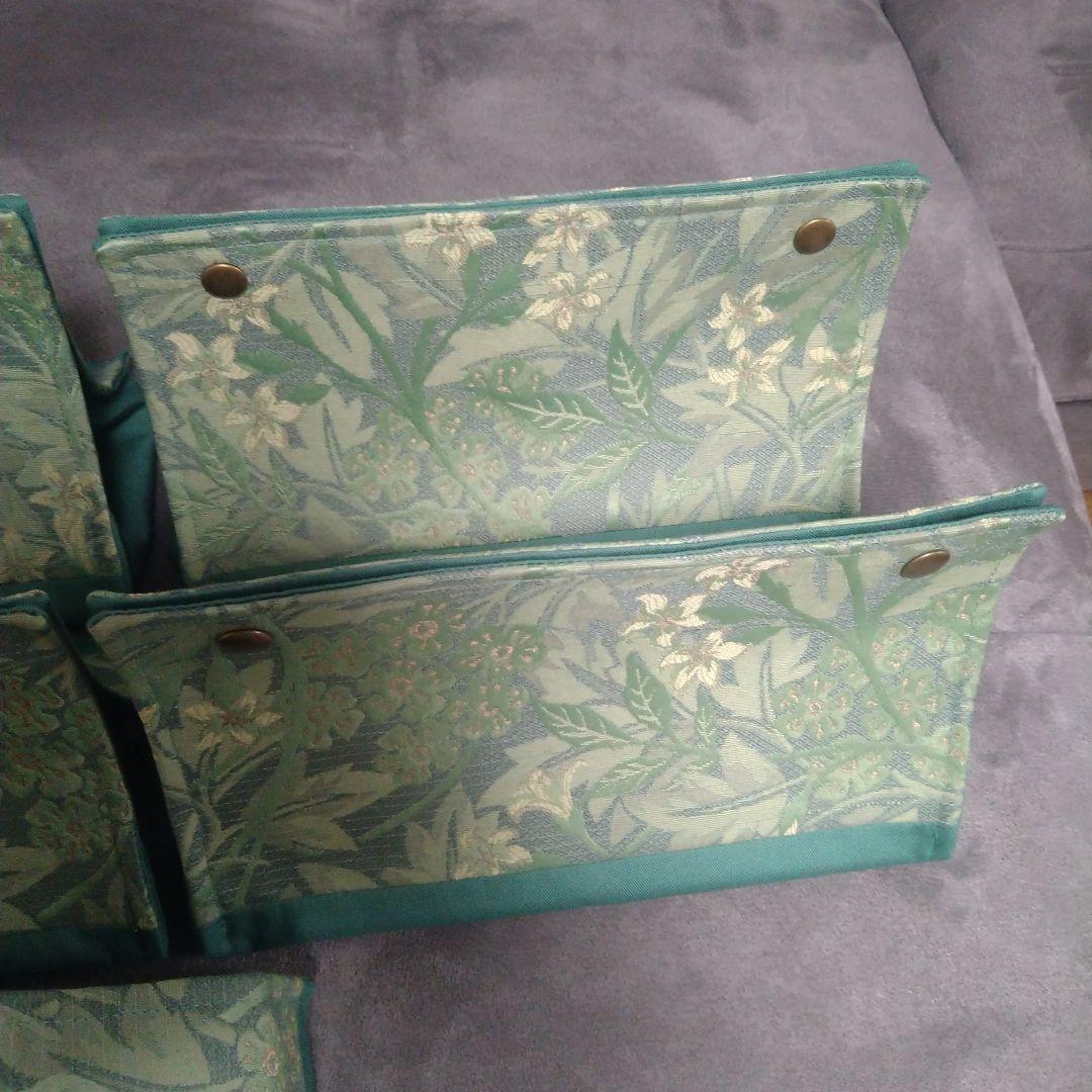 のぽぽん　ウィリアムモリス　ジャスミン　ボックスティッシュカバー5点セット