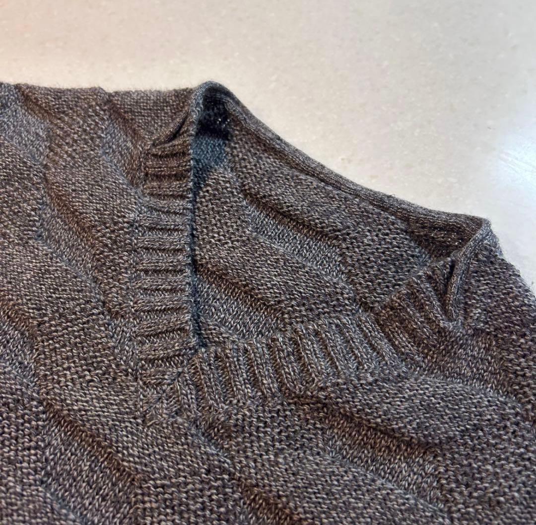 トップス 00s RAF by RAF SIMONS V-neck 3D sweater