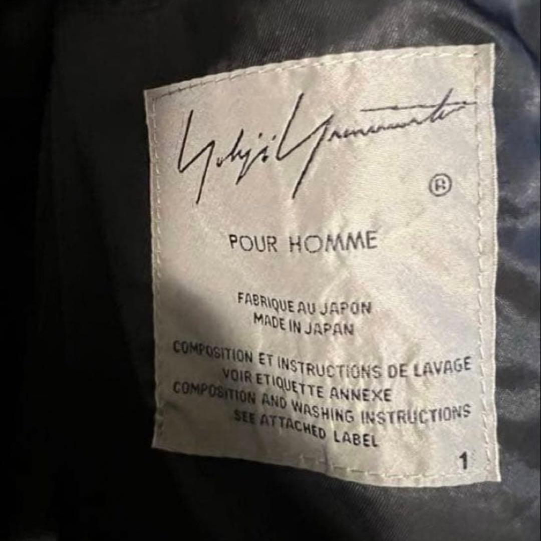 yohji yamamoto POUR HOMME ウール メルトン コート